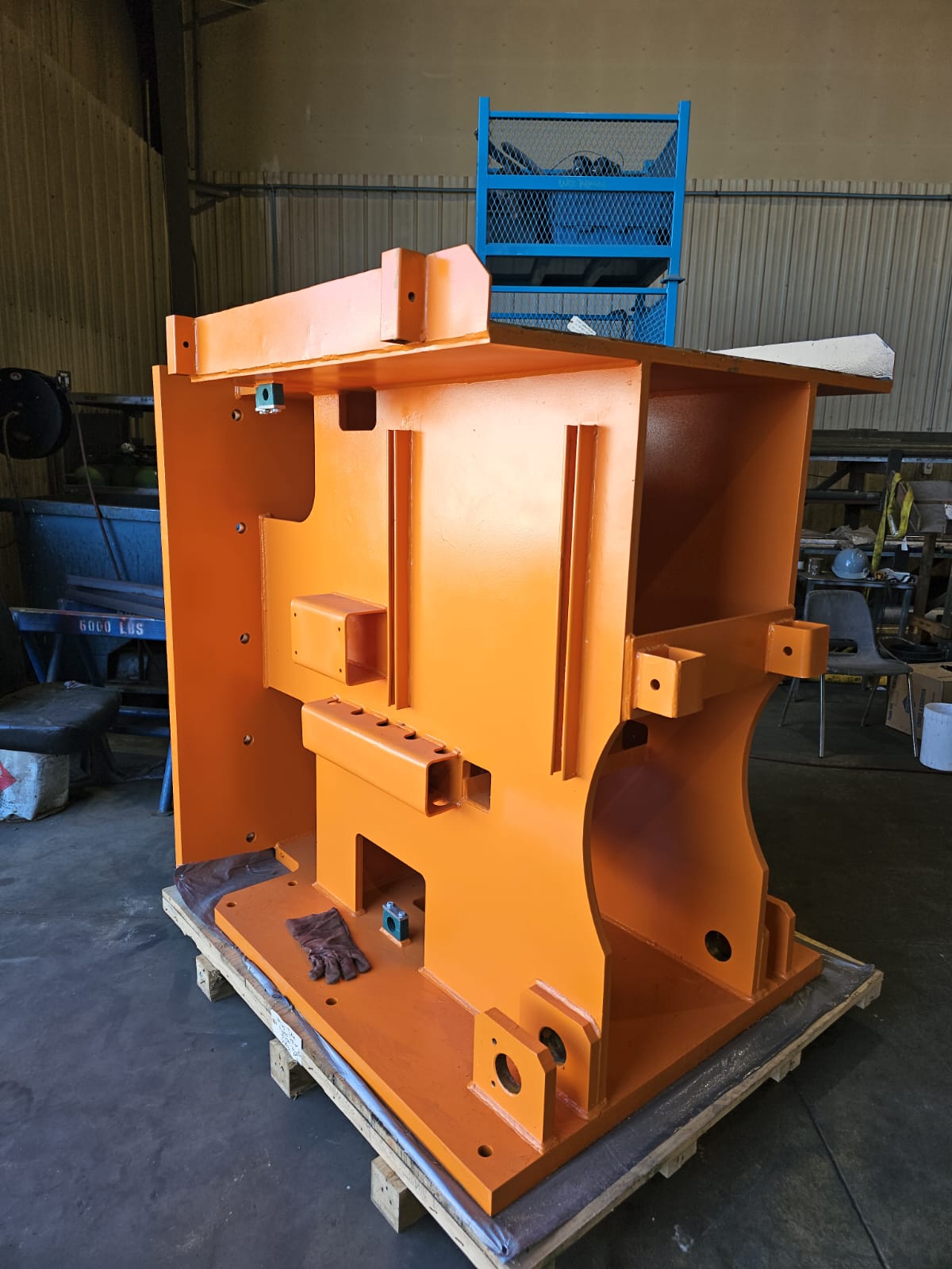 Additional hydrotester tail stock photo